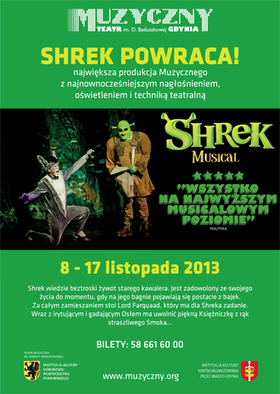 Shrek w Teatrze Muzycznym