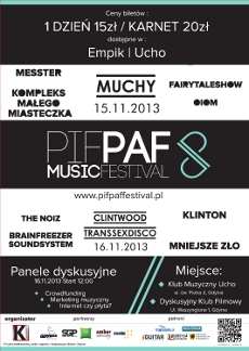 Druga edycja PIF PAF Music Festival