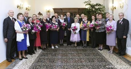 Jubilaci z medalami Prezydenta RP za długoletnie pożycie małżeńskie - godz. 15:00, fot. Marek Grabarz