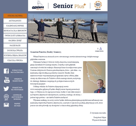 Strona główna portalu www.seniorplus.gdynia.pl
