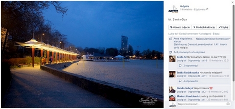 Jeden z najpopularniejszych postów z ostatnich tygodni na Gdyńskim profilu na Facebooku