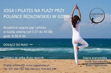 Wakacyjna joga i pilates na plaży!