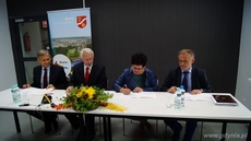 Podpisanie umowy o współpracy na realizację projektu Ochrona wód Zatoki Gdańskiej, fot. Monika Kosińska