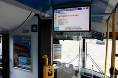 Wnętrze nowych autobusów Solaris Urbino 12 Przedsiębiorstwa Komunikacji Autobusowej, fot. PKA