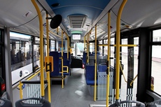 Wnętrze nowych autobusów Solaris Urbino 12 Przedsiębiorstwa Komunikacji Autobusowej, fot. PKA