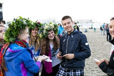 Cudawianki na plaży miejskiej w Gdyni, fot. Karol Stańczak