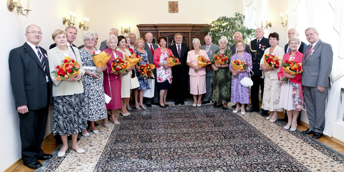 Uroczystość wręczenia medali za długoletnie pożycie małżeńskie (23 lipca 2015 godz. 15.00) / for. Marek Grabarz