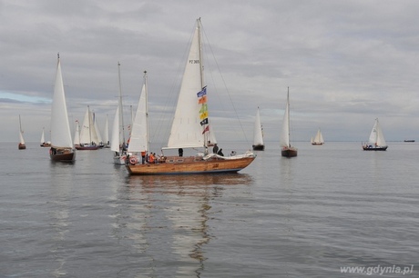 Jachty na wodach Zatoki Gdańskiej podczas zlotu `Próchno i Rdza`, fot. Tadeusz Lademann