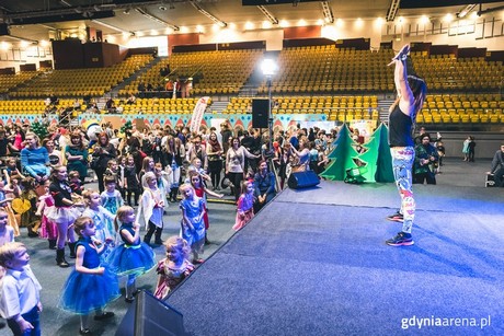 Bal karnawałowy dla dzieci w Gdynia Arena, fot. gdyniasport.pl