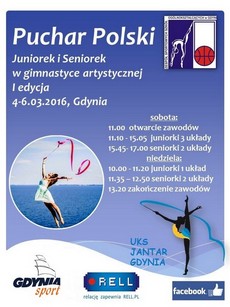 Puchar Polski juniorek i seniorek w gimnastyce artystycznej Gdynia
