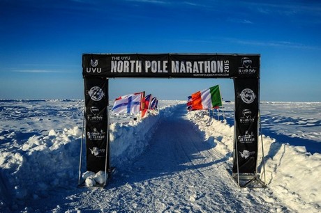 Start North Pole Marathon, fot. mat. pras. North Pole Marathon