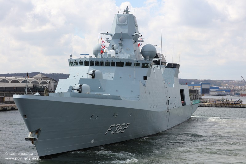 Duński okręt HDMS Peter Willemoes” / fot. Tadeusz Urbaniak