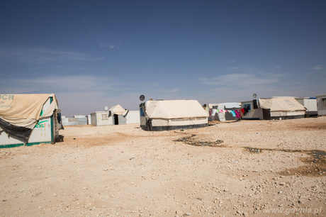 Obóz Zaatari, Jordania, fot. Synergos Institute