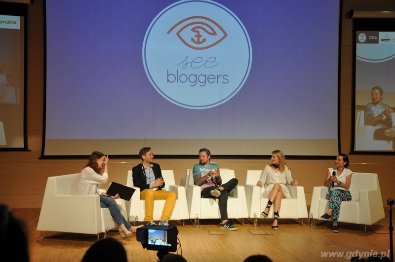 See Bloggers 2016 - od lewej Joanna Pachla, Robert Biedroń, Maciej Dąbrowski, Magdalena Kostyszyn i Magdalena Mikołajczyk / fot. Dorota Nelke