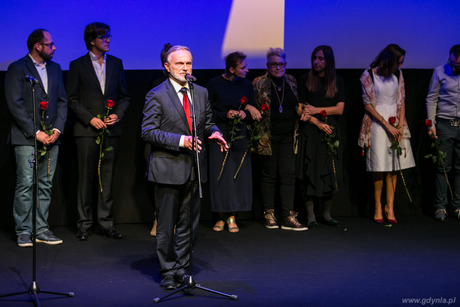 Prezydent Gdyni Wojciech Szczurek na uroczystym otwarciu 41 Festiwalu Filmowego w Gdyni, fot. Karol Stańczak