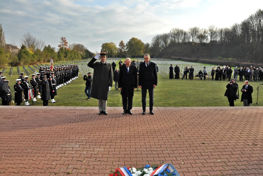 98. rocznica zakończenia I wojny światowej na cmentarzu francuskim w Gdańsku