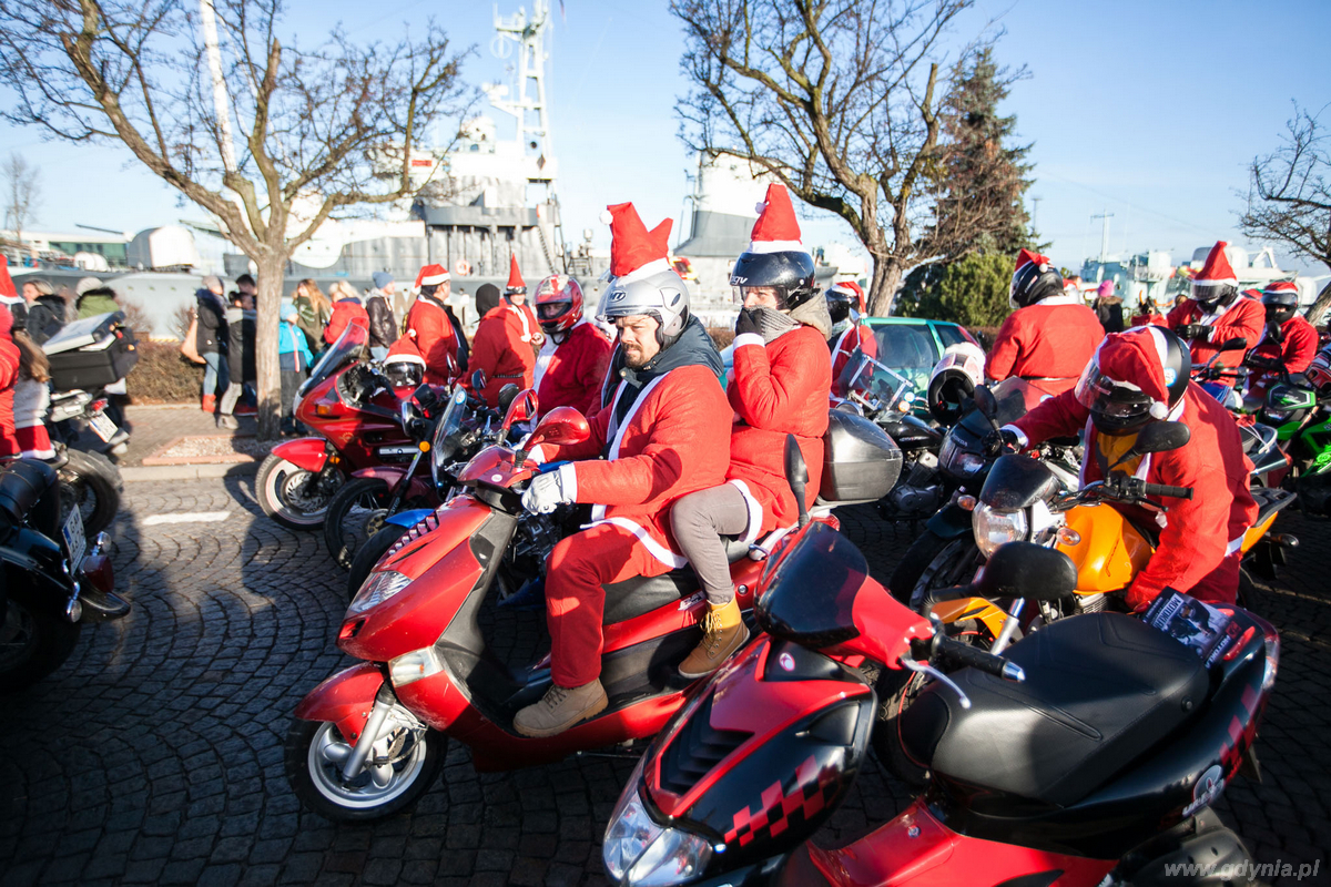 XIV parada Mikołajów na motocyklach, fot. Karol Stańczak