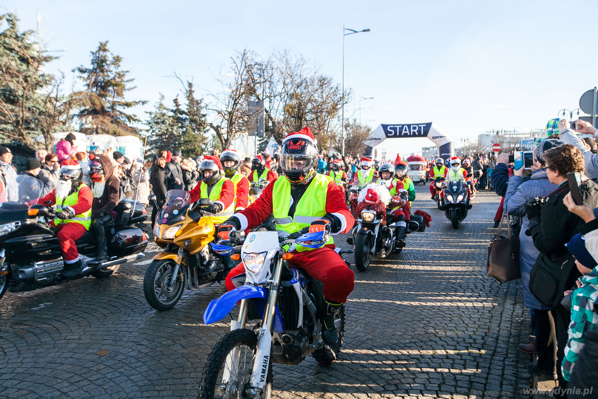 XIV parada Mikołajów na motocyklach, fot. Karol Stańczak