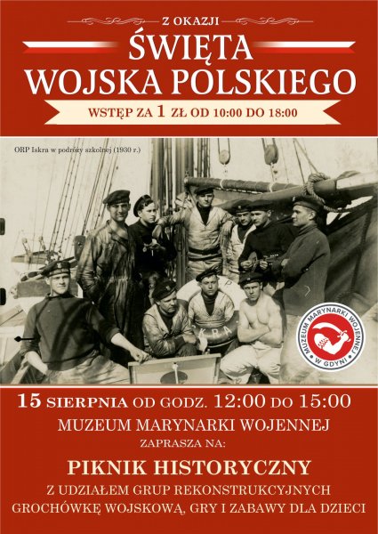 Plakat imprezy Święto Wojska Polskiego w MMW