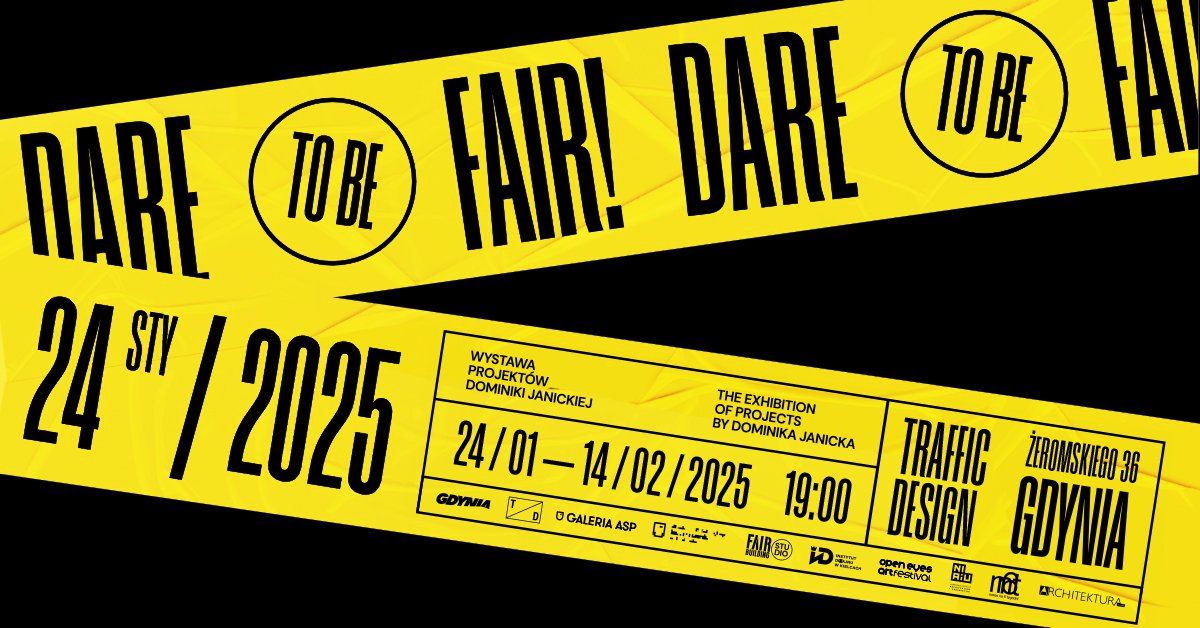 Wystawa „Dare to be fair” Dominiki Janickiej będzie dostępna od 24 stycznia do 14 lutego (mat. prasowe Traffic Design)