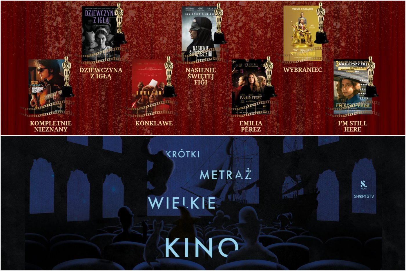 Pełnometrażowe oraz krótkometrażowe filmy, które powalczą o Oscara, będzie można zobaczyć w Gdyńskim Centrum Filmowym (materiały prasowe)