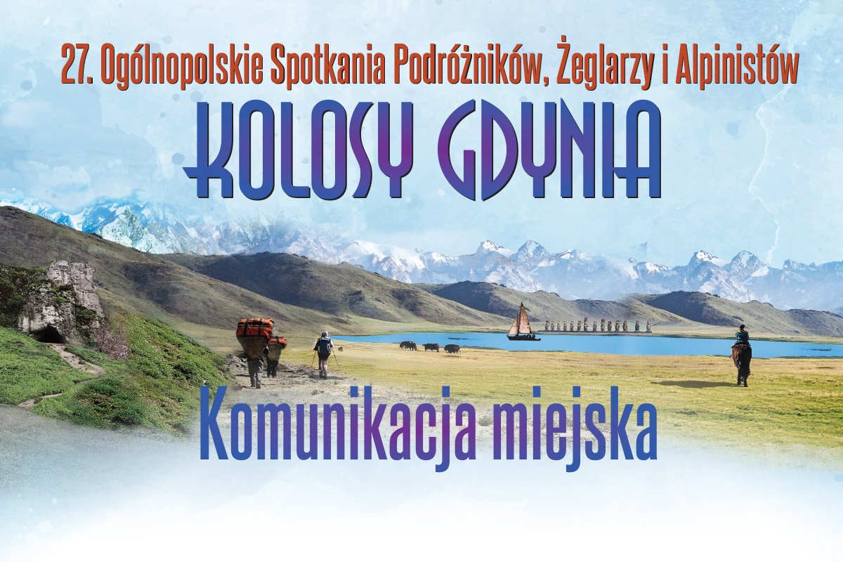 grafika Ogólnopolskich Spotkań Podróżników, Żeglarzy i Alpinistów - transport miejski