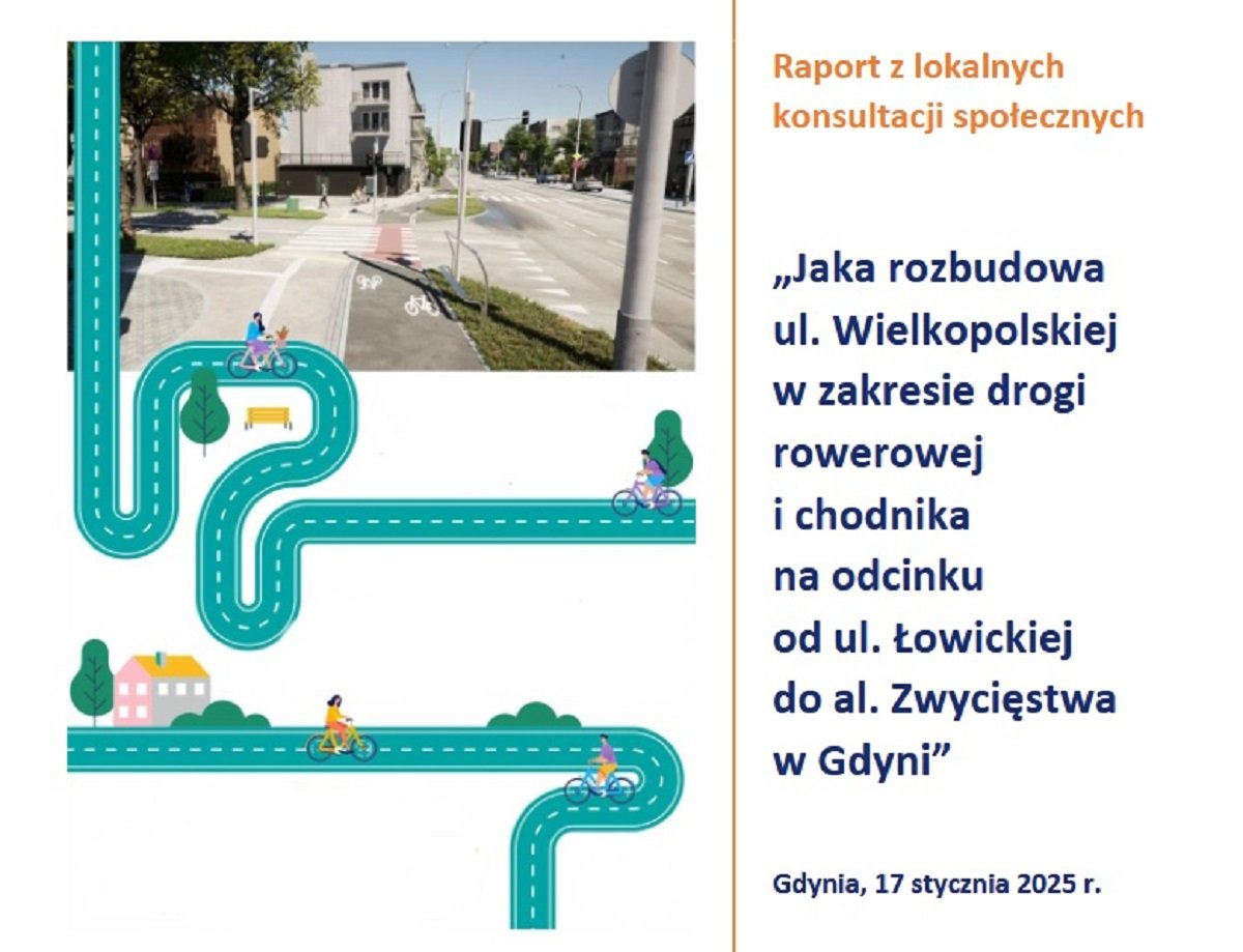 Podsumowanie z raportu dotyczącego drogi rowerowej i pieszej w Orłowie. 