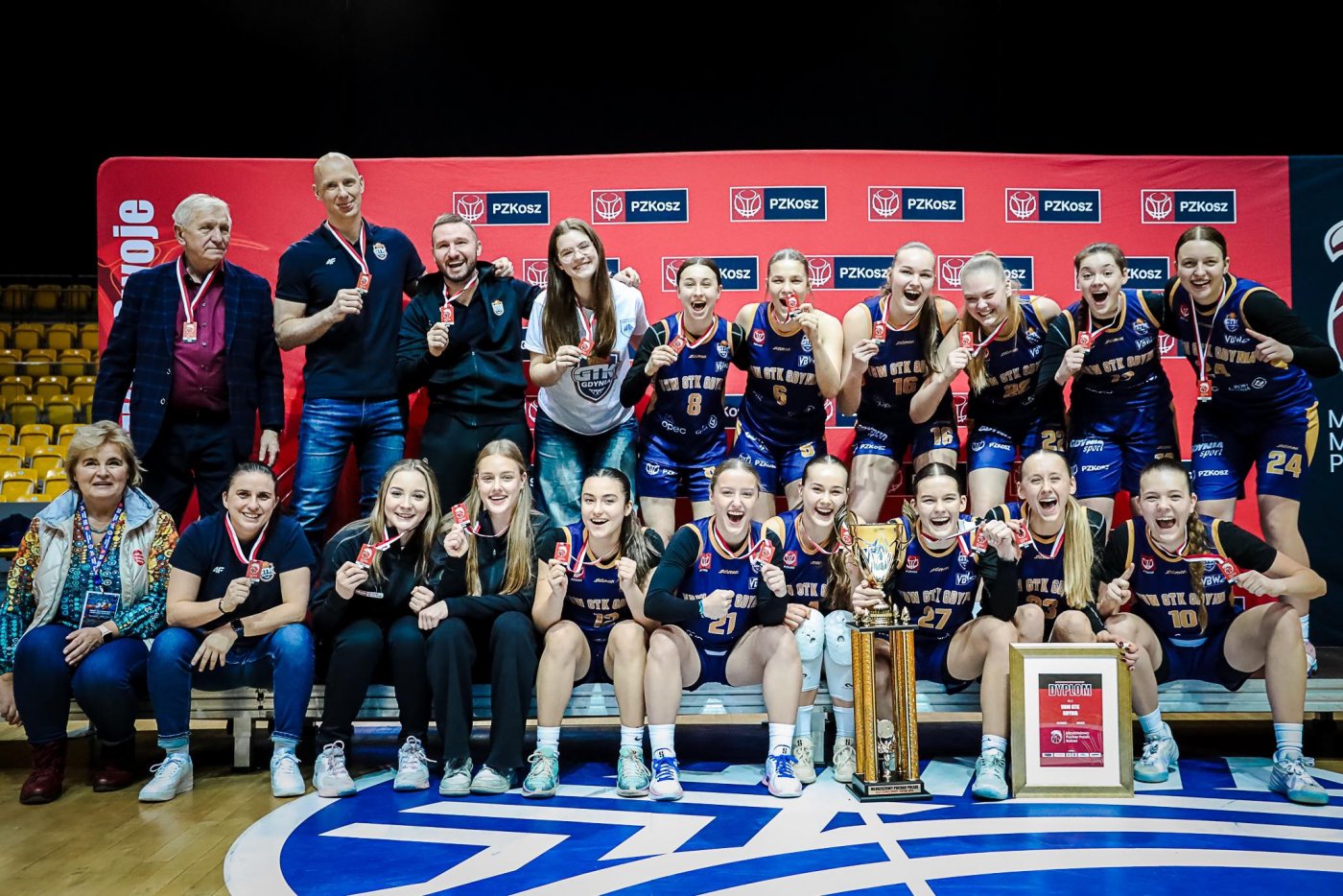 To 4 triumf gdyńskich koszykarek w tych rozgrywkach (fot. PZKosz)