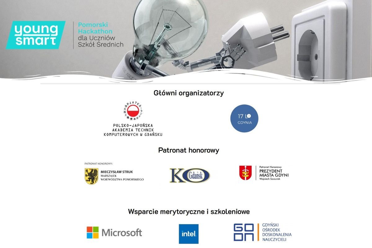 III Pomorski Hackathon dla Uczniów Szkół Średnich Young Smart organizuje XVII Liceum Ogólnokształcące w Gdyni oraz Polsko-Japońska Akademia Technik Komputerowych w Gdańsku // fot. materiały organizatora