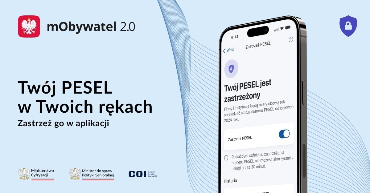 Usługa „Zastrzeż PESEL” chroni nasze dane (mat. prasowe Ministerstwa Cyfryzacji)