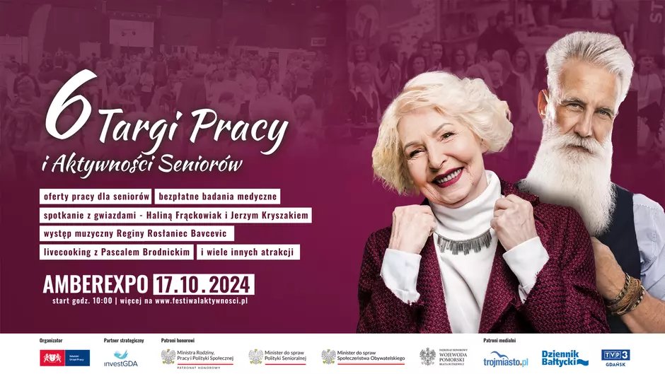 Targi Pracy i Aktywności Seniorów w Gdańsku (mat. prasowe Gdański Urząd Pracy)