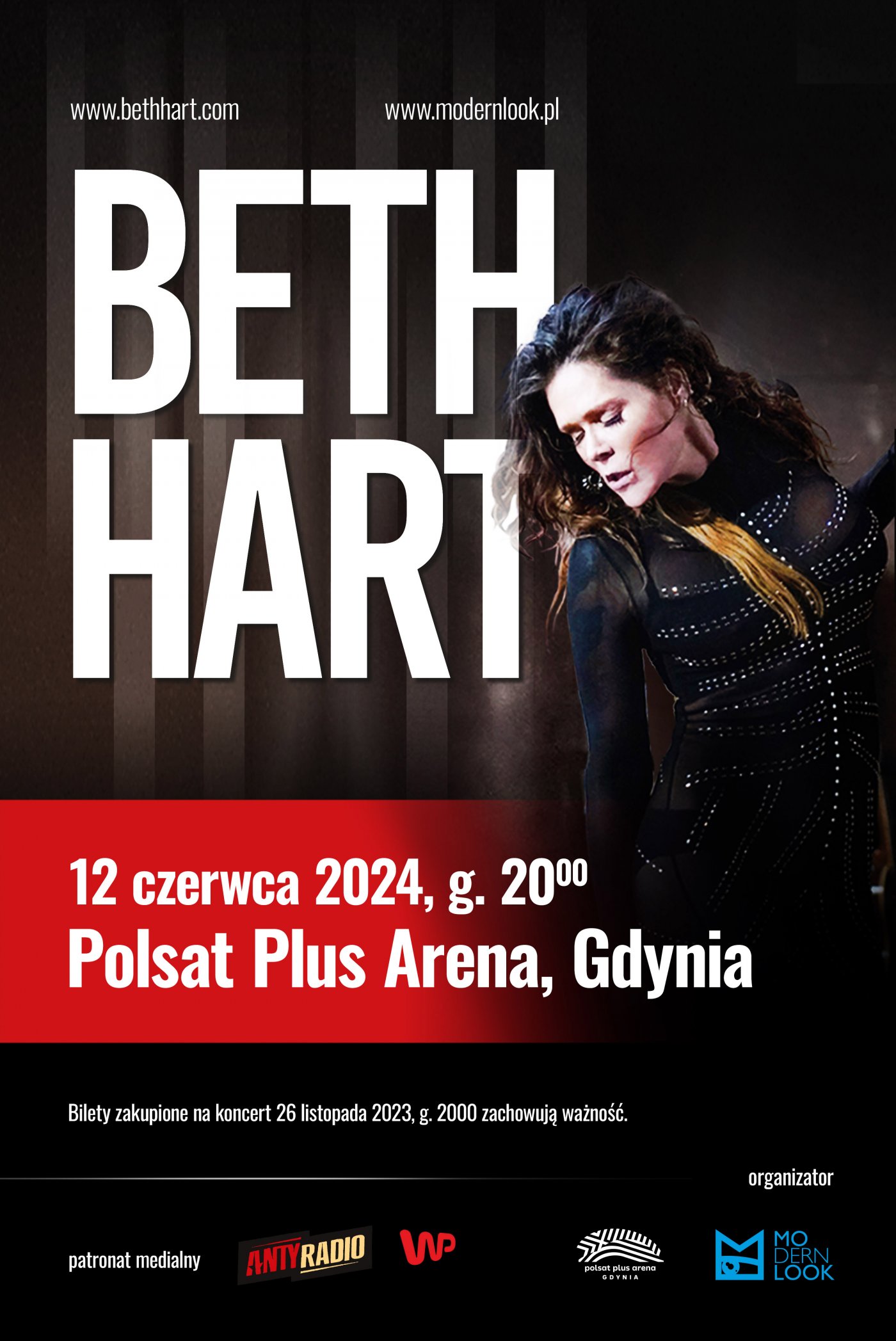 Beth Hart wystąpi w Gdyni 12 czerwca o godz. 20.00 (mat. prasowe organizatorów)