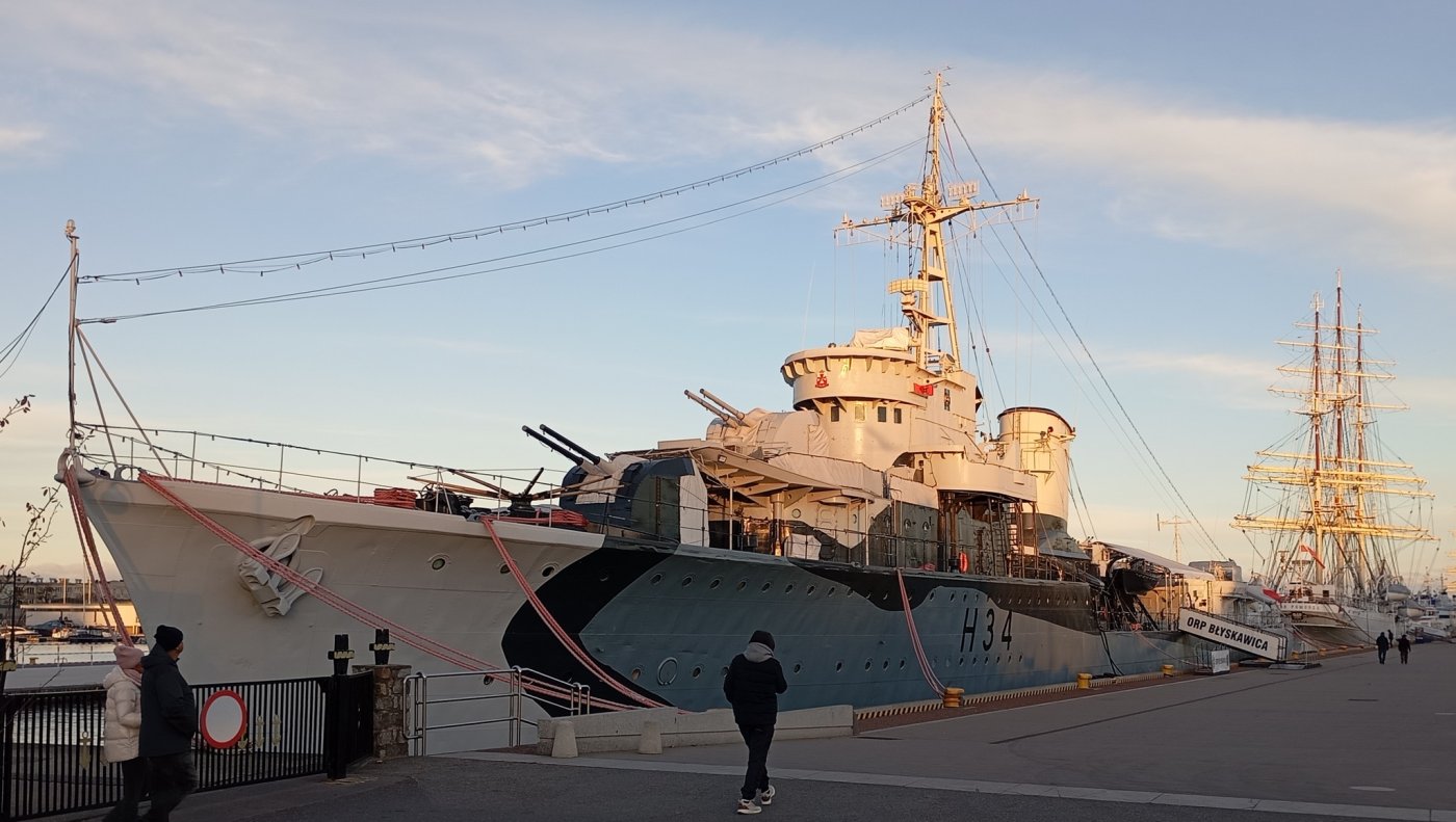 ORP „Błyskawica” zakończyła sezon (fot. Aleksander Gosk/MMW)