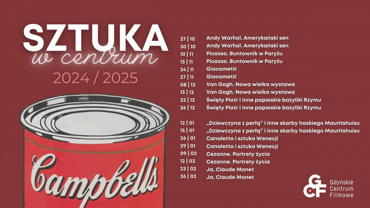 Grafika promująca jesienno-zimową edycję cyklu „Sztuka w Centrum” (materiały prasowe)