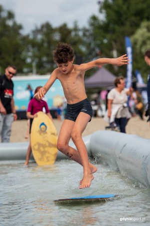 "Pożegnanie wakacji" z GCS na plaży, fot. Dawid Linkowski