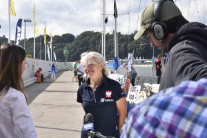 Joanna Pajkowska wyrusza w rejs dookoła świata // fot. Agnieszka Wołowicz-Bińkowska