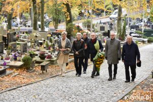 Na zdjęciu od lewej: Elżbieta Raczyńska, Joanna Zielińska, Arkadiusz Sołodziński, Wojciech Szczurek, Michał Guć, Zenon Roda//fot. Magdalena Śliżewska 