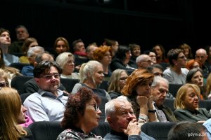 Publiczność zgromadzona w Gdyńskim Centrum Filmowym na spotkaniu z Agnieszką Holland 