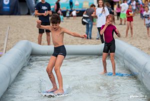 "Pożegnanie wakacji" z GCS na plaży, fot. Dawid Linkowski