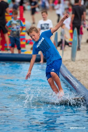 "Pożegnanie wakacji" z GCS na plaży, fot. Dawid Linkowski