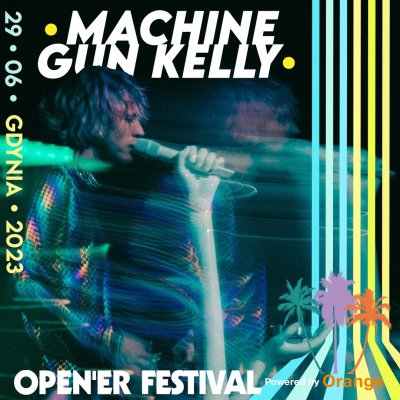 Machine Gun Kelly gwiazdą Open'era // mat. prasowe