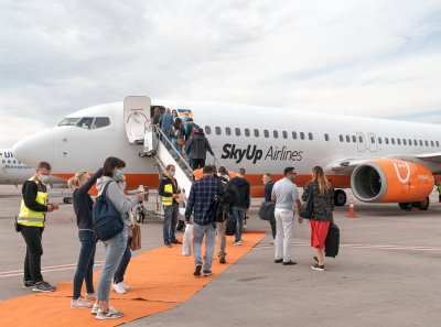 Ukraińskie linie SkyUp zapowiedziały połączenie Kijowa z Trójmiastem. Źródło: www.skyup.aero