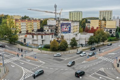 Budowa Przystani Widna 2 na Witominie. 6 października 2021. // fot. Karolina Misztal-Swiderska