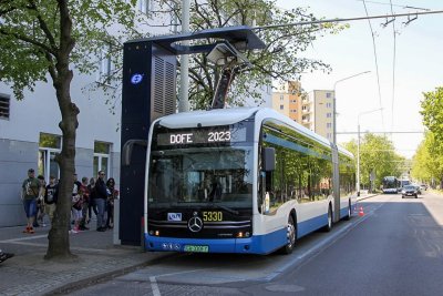 W 10. Dniach Otwartych Funduszy Europejskich wzięło udział m.in. Przedsiębiorstwo Komunikacji Autobusowej w Gdyni. Źródło: pkagdynia.pl