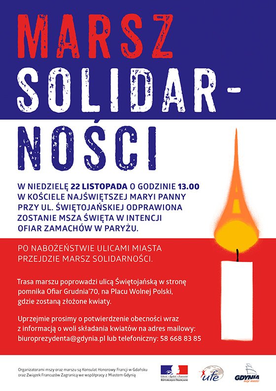 Marsz Solidarności z Francją