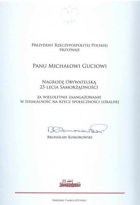 Nagrody Prezydenta RP z okazji 25-lecia Samorządności