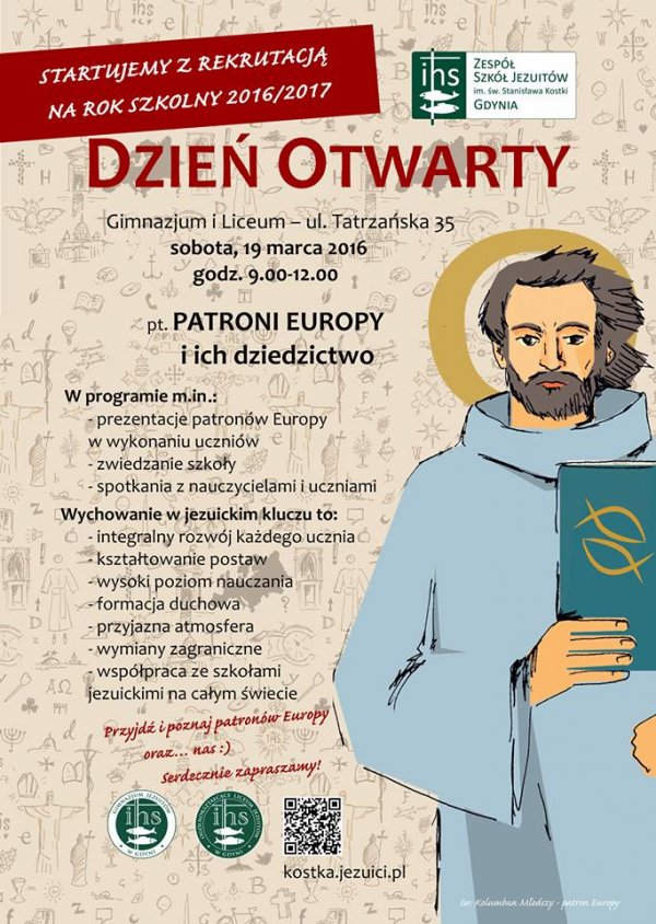 19 marca - Dzień Otwarty w Zespole Szkół Jezuitów