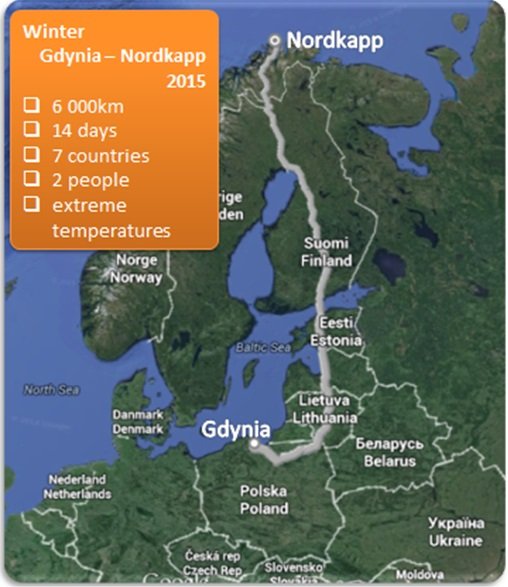 Wyprawa Gdynia - Nordkapp 2015