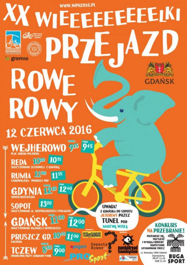 20. Wielki Przejazd Rowerowy – już w niedzielę