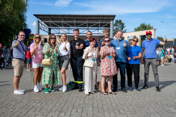 Obłuże pożegnało wakacje aktywnie i uśmiechem